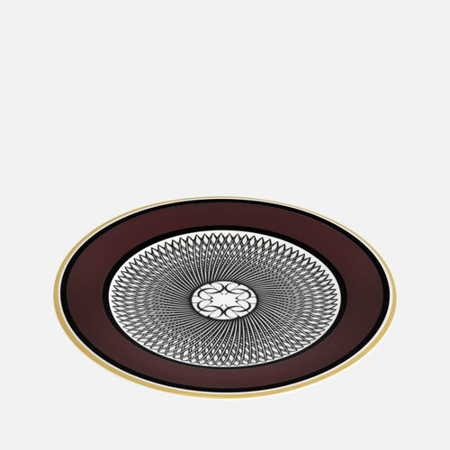 Elie Saab Burgundyburgundy B &amp; B Plate 16Cm