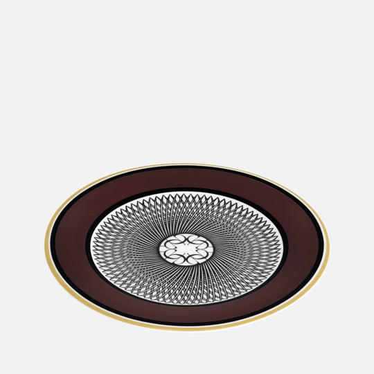 Elie Saab Burgundyburgundy B &amp; B Plate 16Cm