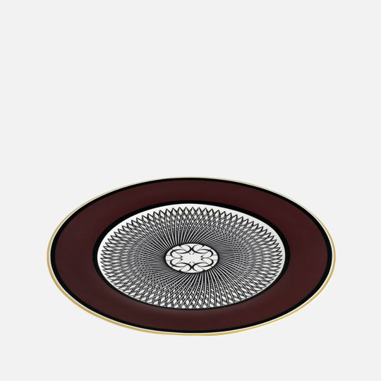 Elie Saab Burgundyburgundycharger Plate 31Cm