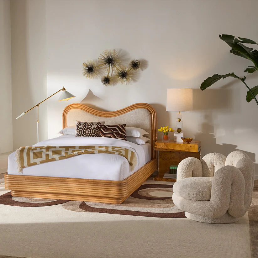 وعاء ضفدع نحاسي بعيون من الجمشت - ديكور منزلي مصنوع يدويًا