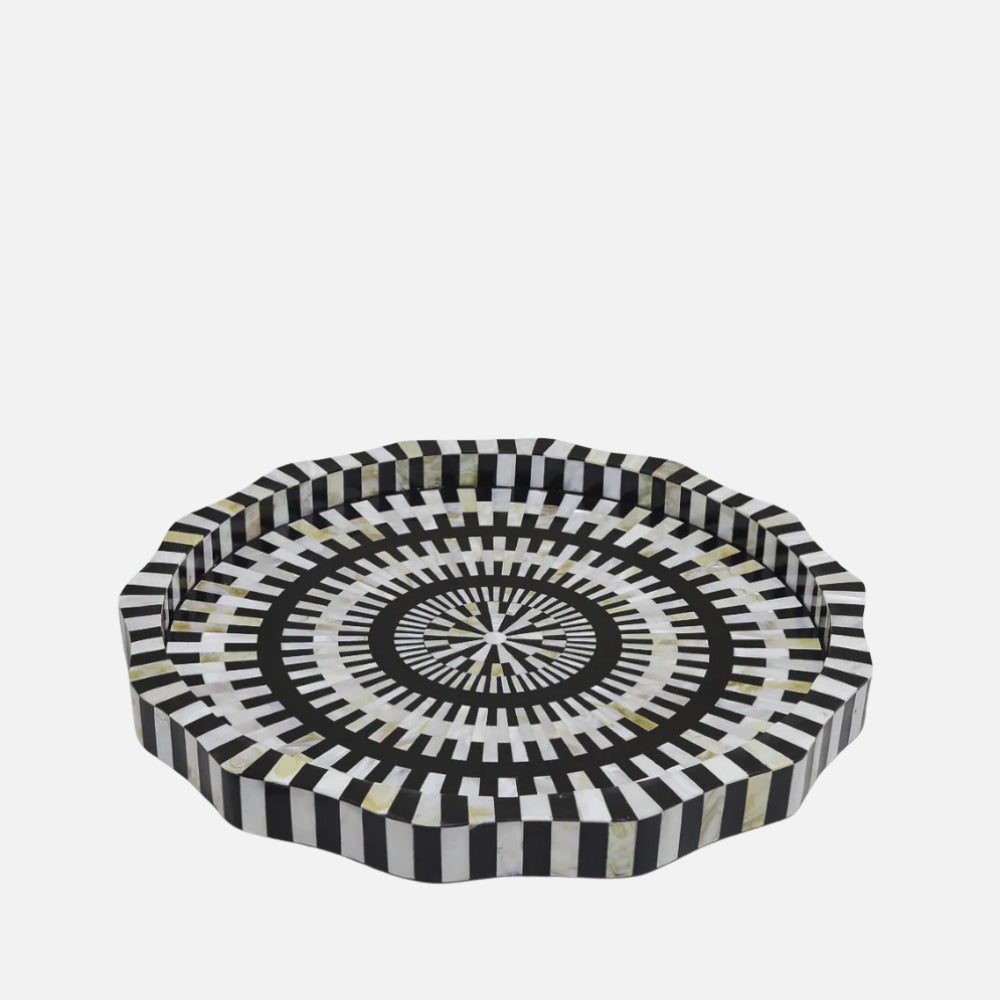 Finlay Inlay Tray – Handcrafted Decorative Serving Tray