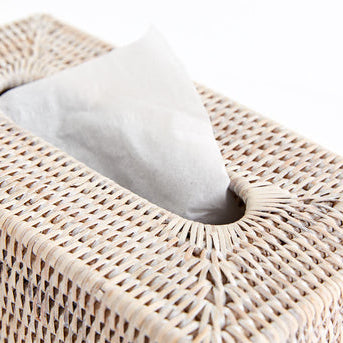 Tissue Box Rectangle – Rattan Light