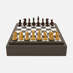 Triple Game Box – Chess, Draughts & Domino