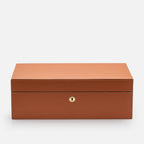 Santiago Humidor Large Leather Calfskin