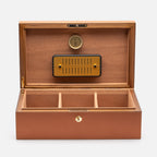 Santiago Humidor Large Leather Calfskin