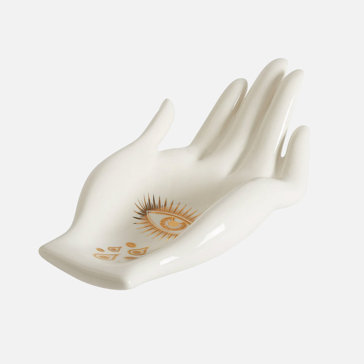 Gilded Eve Fruit Bowl - Gold Porcelain Decorative Centerpiece