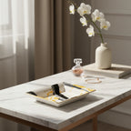 Golden Sumi-Elarge Vide-Poche 20X16Cm W. Leather GB