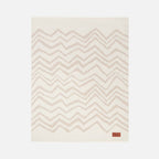 قماش جرافيتي من الصوف البكر بمقاس 135×180 سم بنقشة شيفرون 