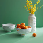 Gilded Gala Bowl – High-Fired Porcelain with Gold Accents