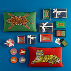 Tiger Valet Tray - Porcelain Catchall Dish