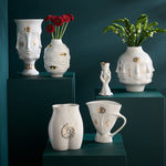 Gilded Dora Maar Large Vase - Gold Porcelain