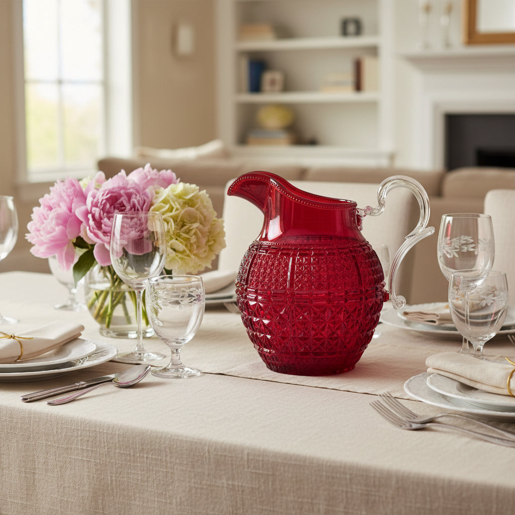 Halina Red Acrylic Pitcher – 1.6L