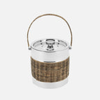 Abhika Hermiwicker Ice Bucket – Silver