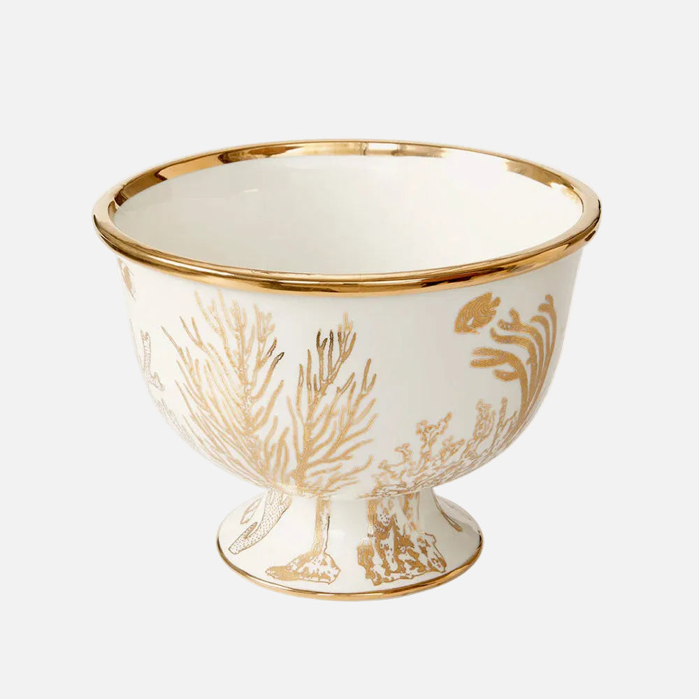 Botanist Coral Centerpiece Bowl, D28cm
