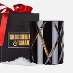 Hurricane Crystal Lamp Medium – Black Crystal Candle Holder