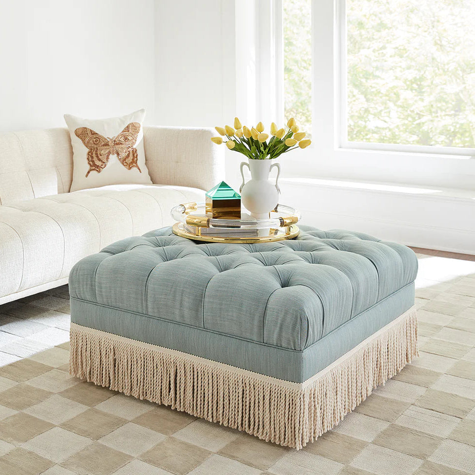 Jacques Round Tray – Acrylic Frame with Mirrored Base