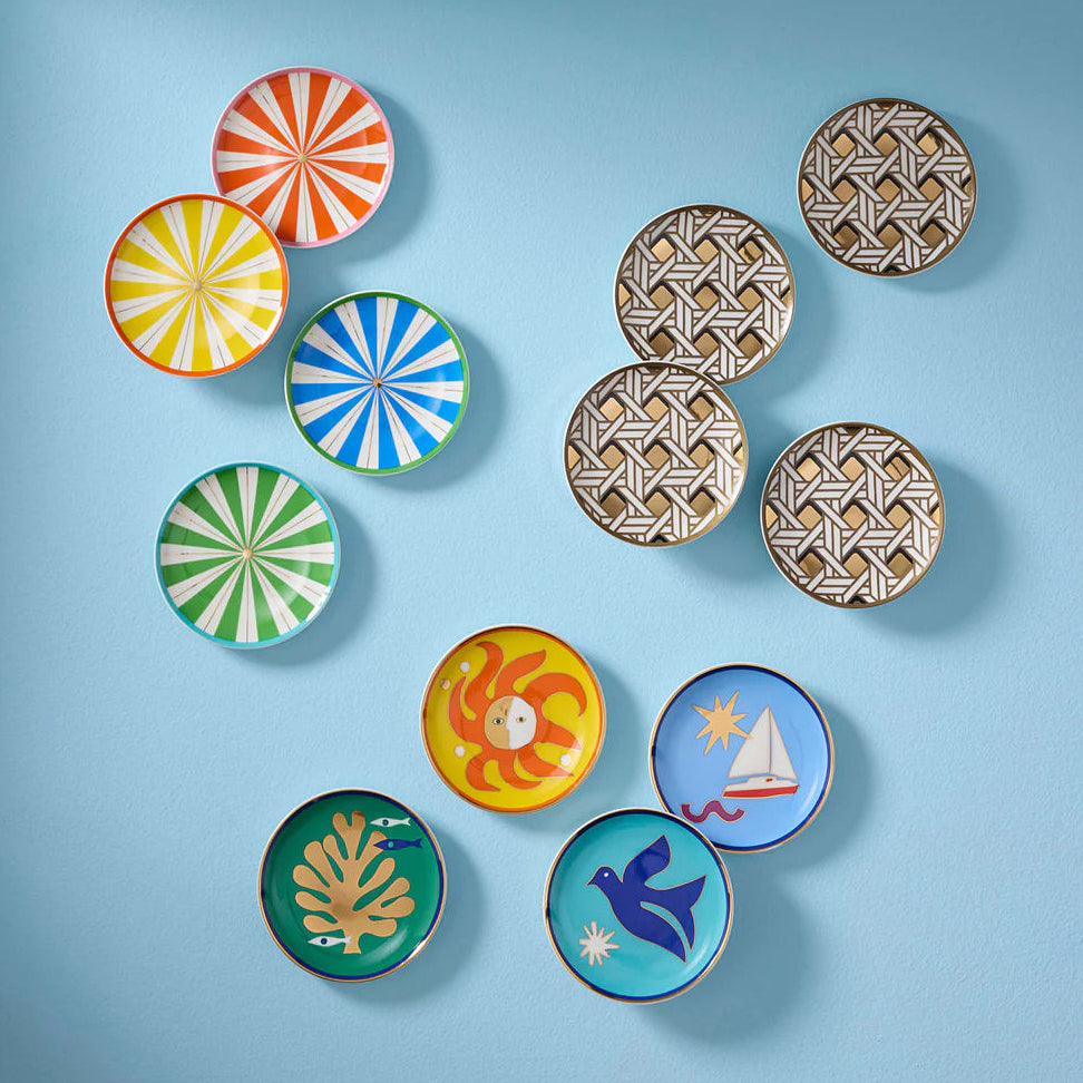 Playa Coasters - High-Fired Porcelain Set of Four