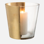 Hurricane Boe Glass Lantern – Decorative Candle Holder (Large)