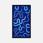 Eden Beach Towel – Serpent Print Cotton