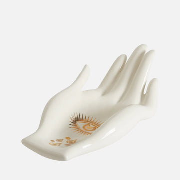 وعاء فاكهة مذهب - قطعة مركزية مزخرفة من البورسلين الذهبي