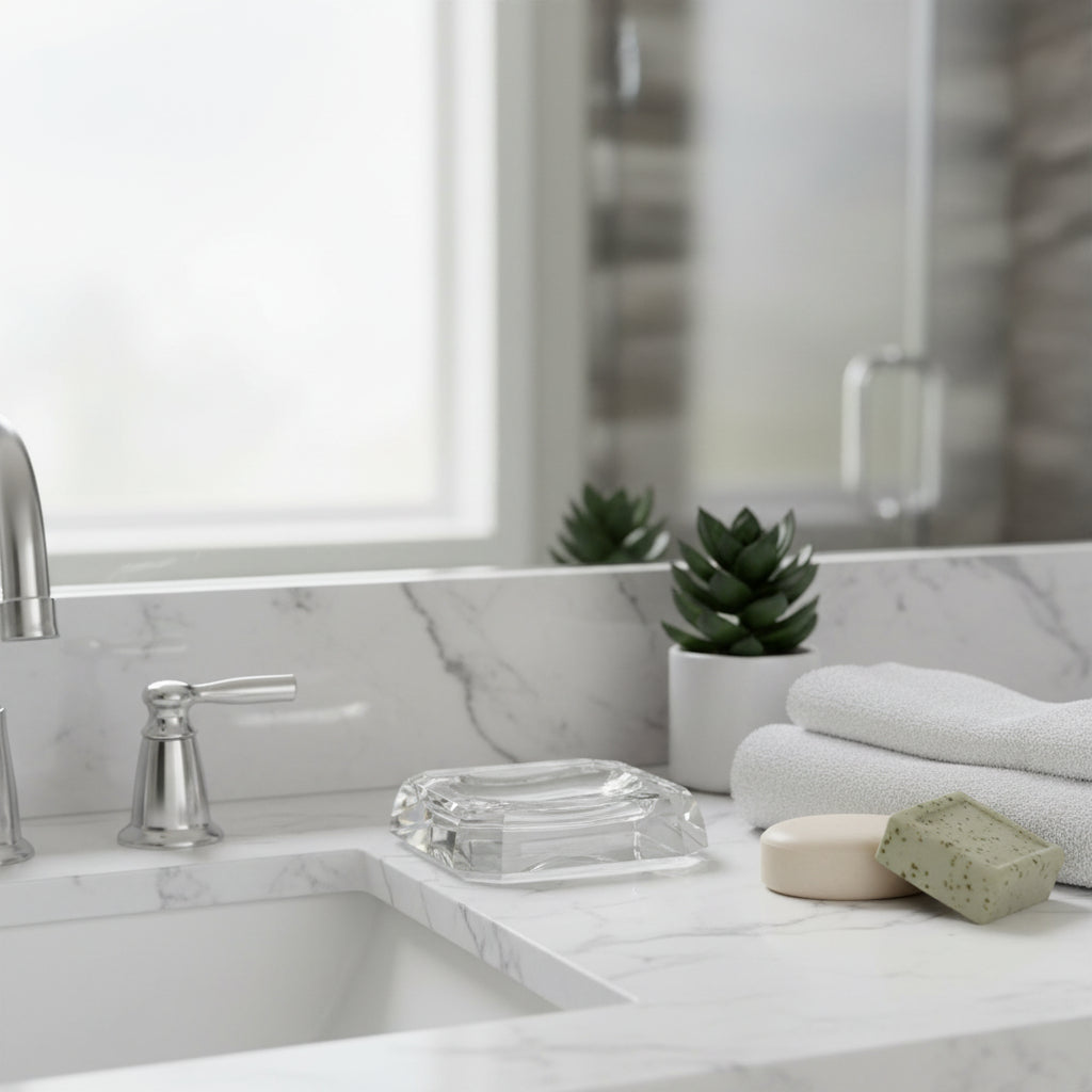 Crystal Glass Soap Dish