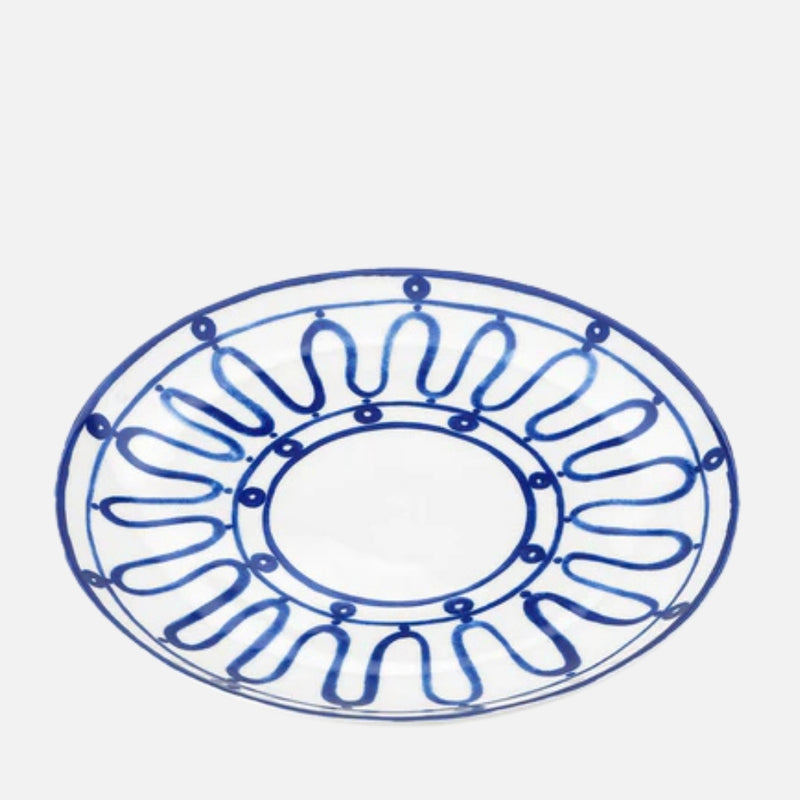 Kyma Blue Dinner Plate – Fine Porcelain (Ø 27cm)