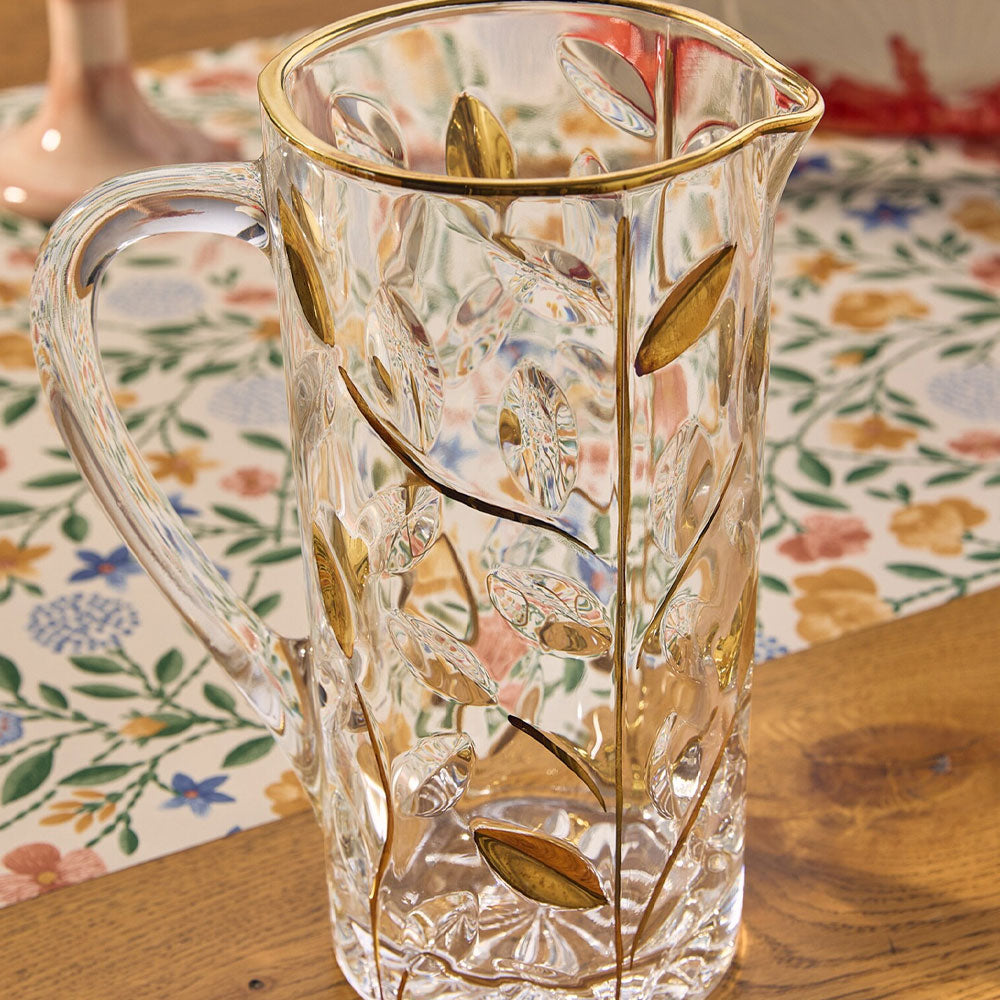 Les Ottomans - Crystal Jug in Gold