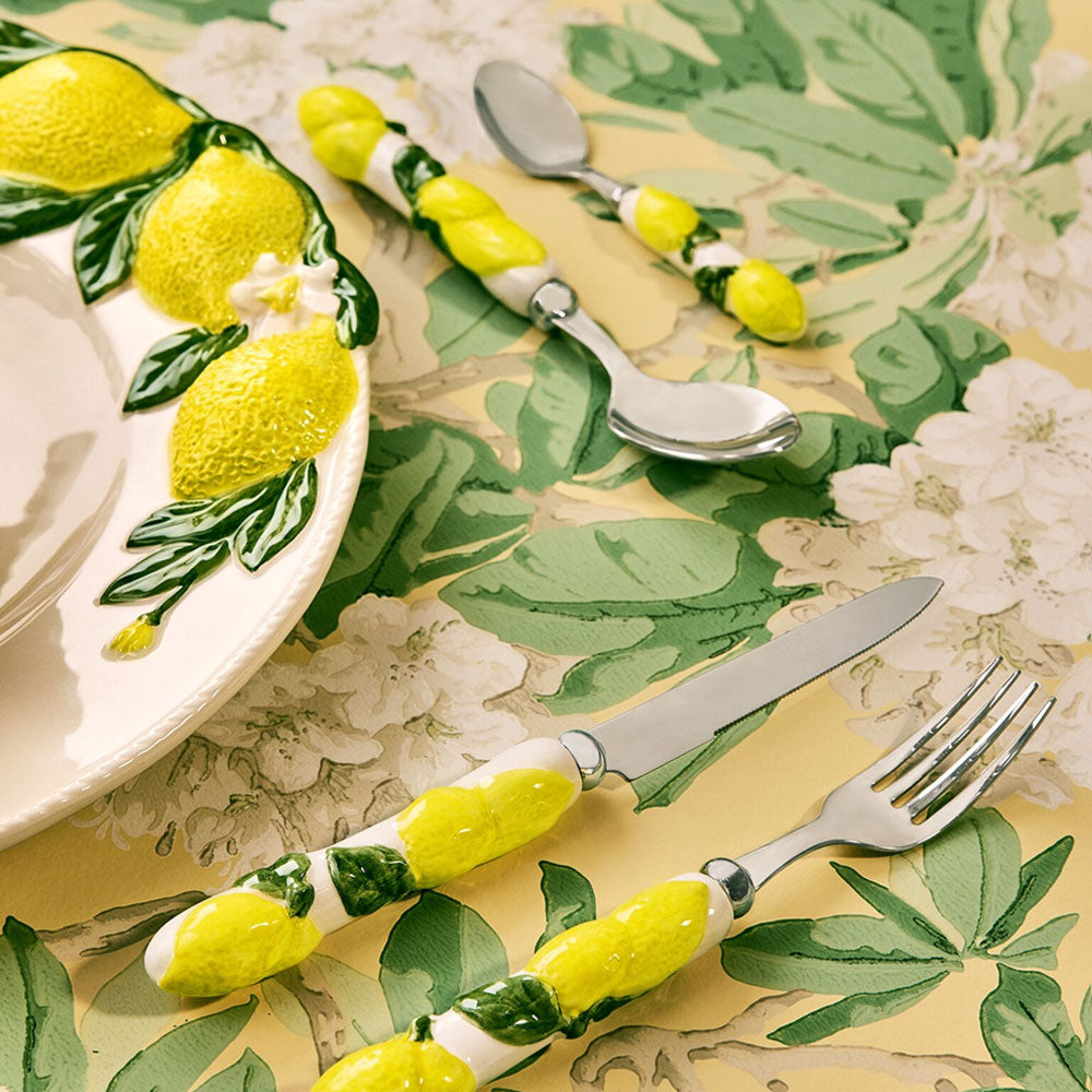 Lemon Collection Cutlery Set (4-Piece)
