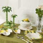 Lemon Collection Hand-Painted Ceramic Serving Platter