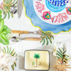 Hand-Printed Cotton Napkins – Set of 2, 40 × 40 cm