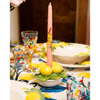 حامل شموع سيراميكي من مجموعة ليمون