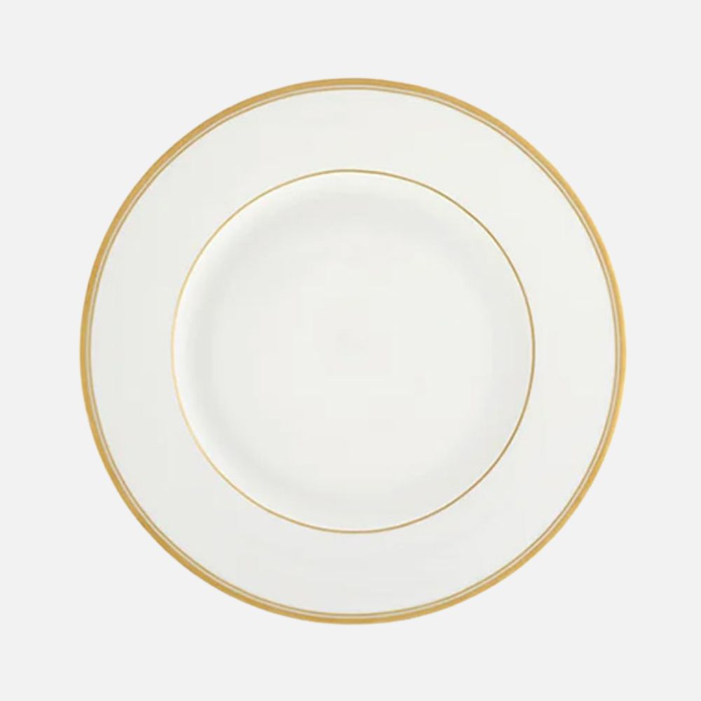 Le Verrier Gold Deep Plate, 23cm