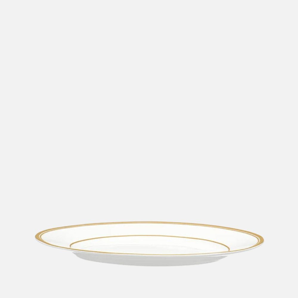 Le Verrier Gold Deep Round Platter, 31cm