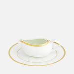 Le Verrier Gold Sauce Boat W.Saucer, 400ml