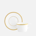 Le Verrier Gold Tea Cup & Saucer, 230ml