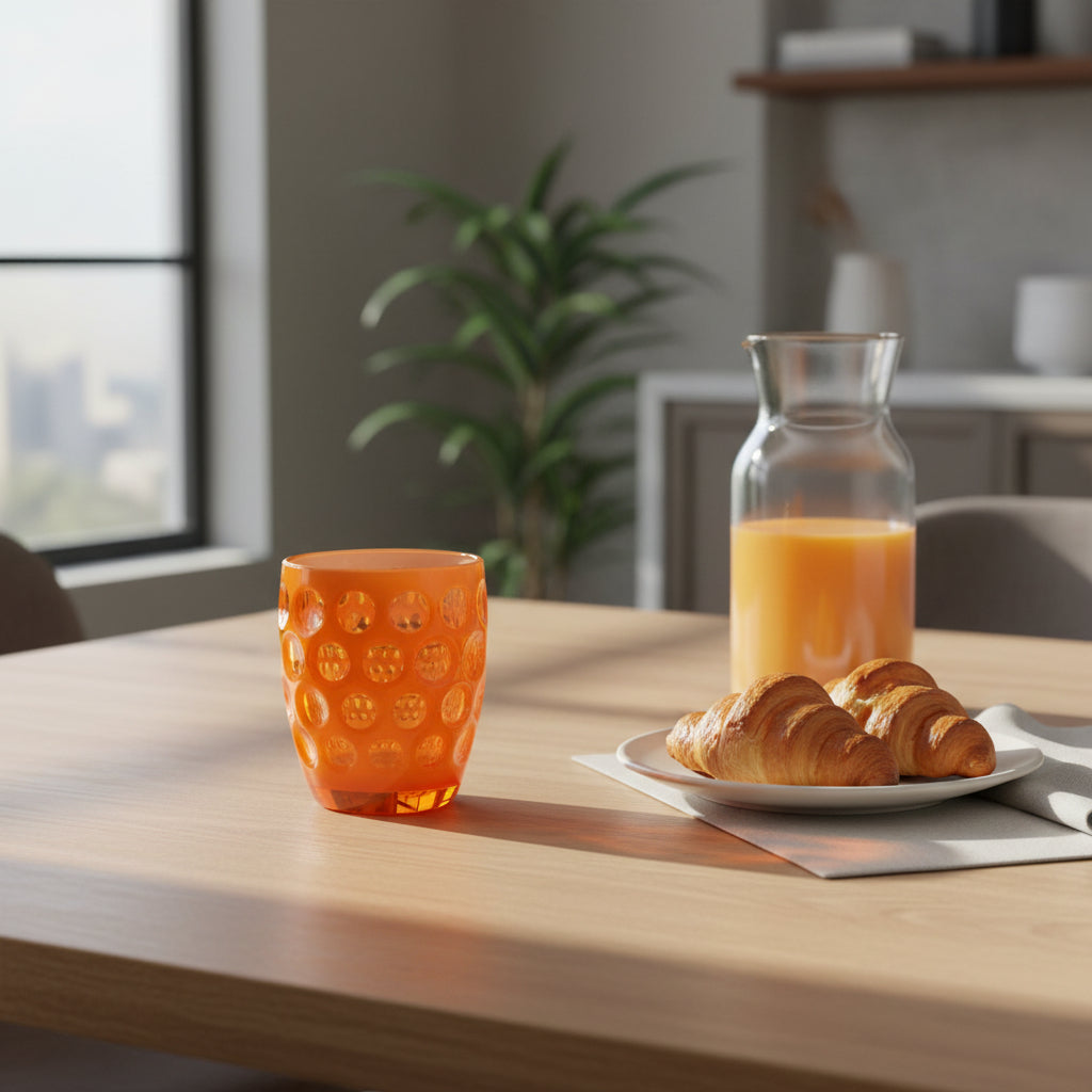 Lente Fluo Orange Acrylic Tumbler