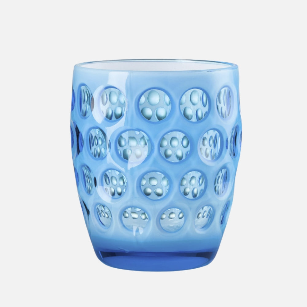 Lente White & Turquoise Acrylic Tumbler