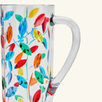 Water Pitcher – Hand-Painted Multicolor, 23 cm