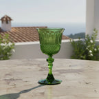 Nuova Italia Acrylic Wine Glass, Green