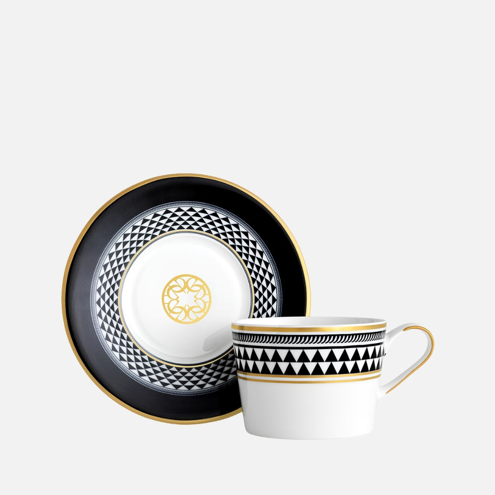 Mosaiques De Baalbek Tea Cup & Saucer 23Cl G.B.