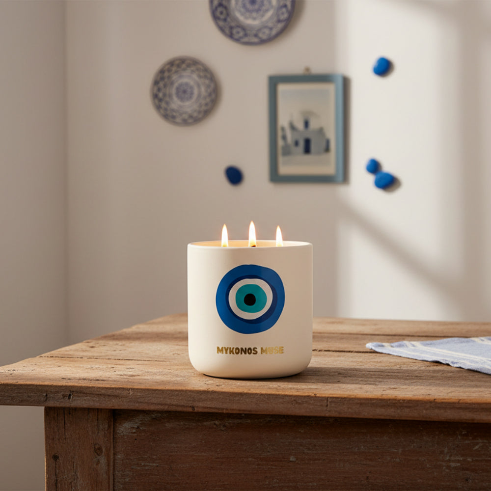 Mykonos Muse Travel From Home XL Candle