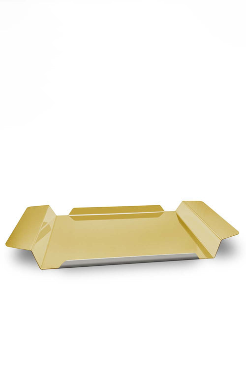 Nora Tray with Dome, Gold