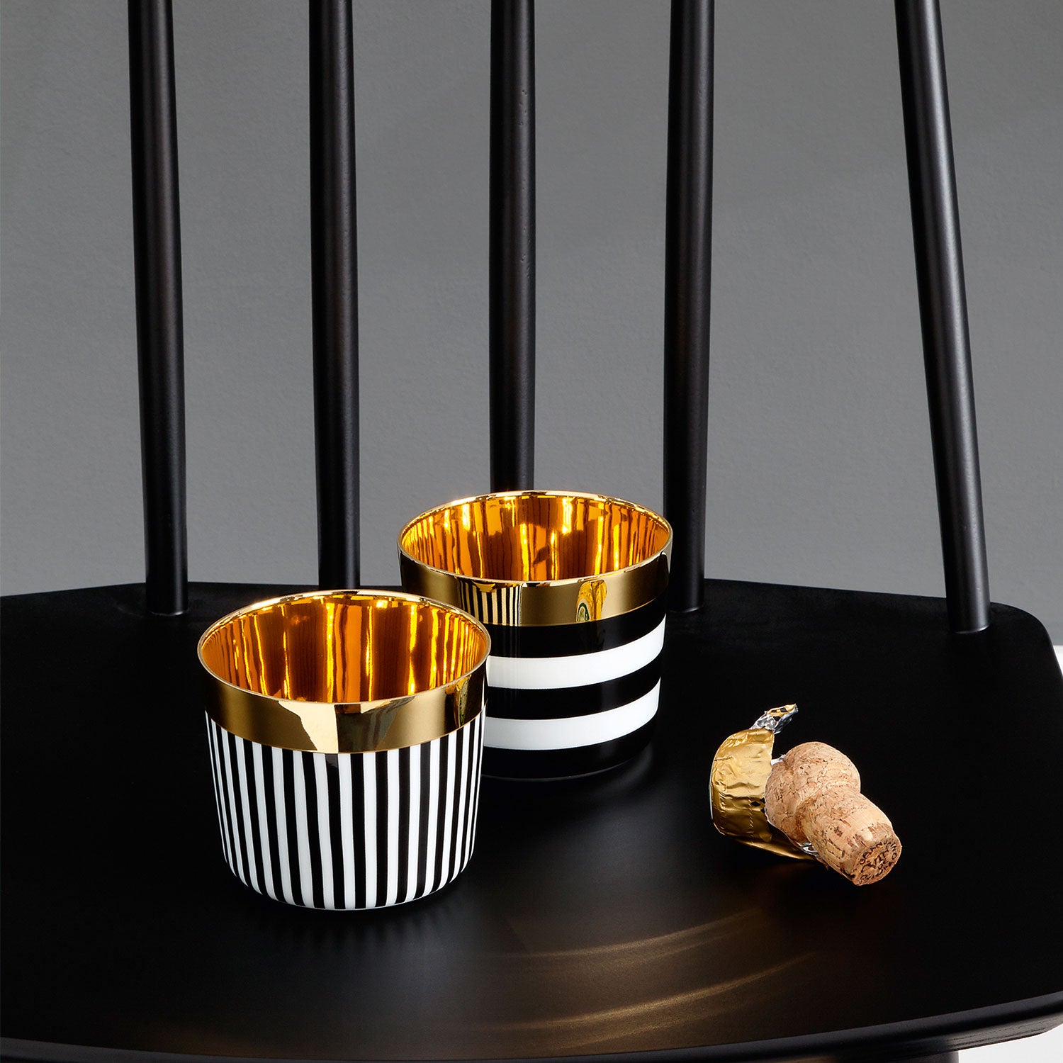 Champagne Goblet Ca` D`Oro, Vertical Stripes