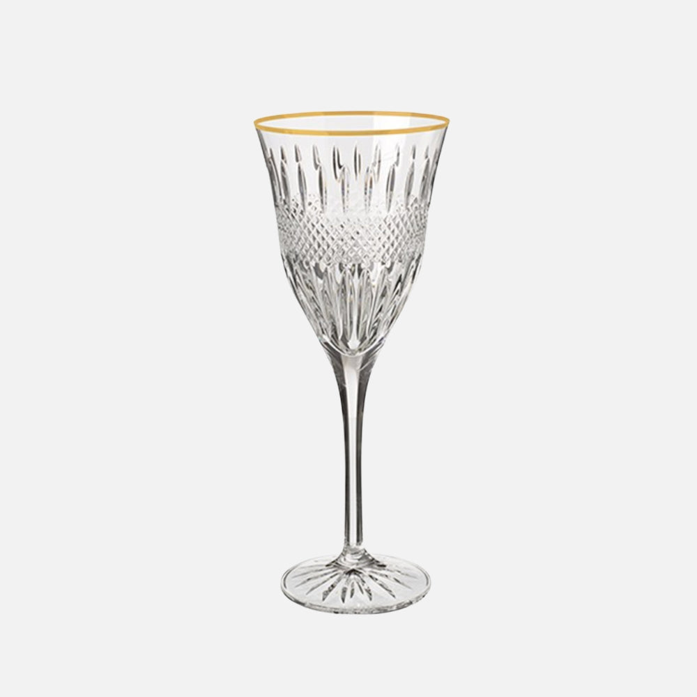 Wine Goblet with Gold Rim – Celebrate &amp; Gift Edition