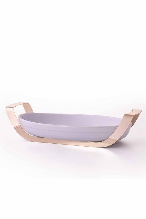 Oven-to-Table Oval Serving Dish, 39cm, Gold