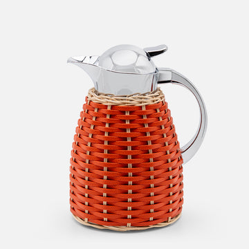 Chantilly Leather & Rattan Carafe 1 L