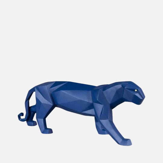 Panther Sculpture Blue
