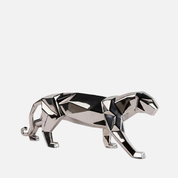 Panther Sculpture Silver