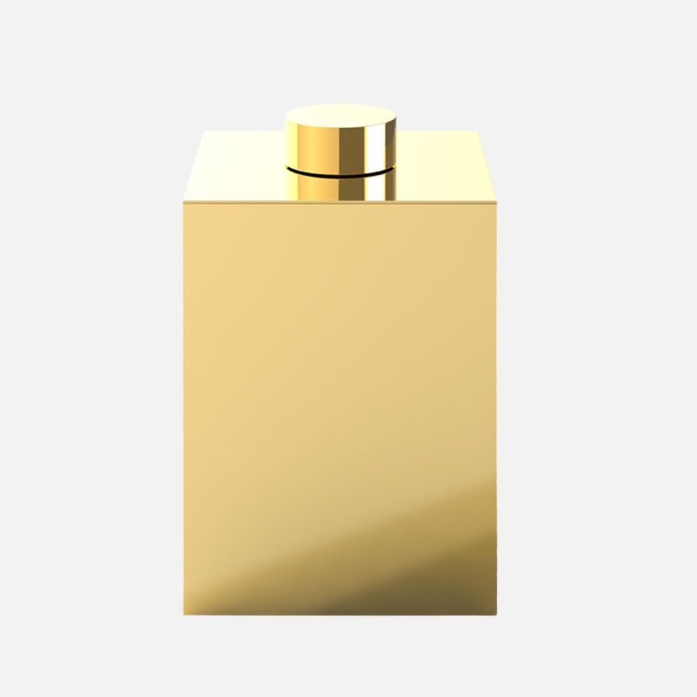 سلة ورقية بغطاء - ذهب عيار 24