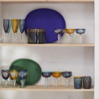 Peony Multicolour Wine Glasses – Set of 6